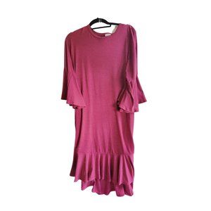 Raspberry Lularoe Maurine Dress